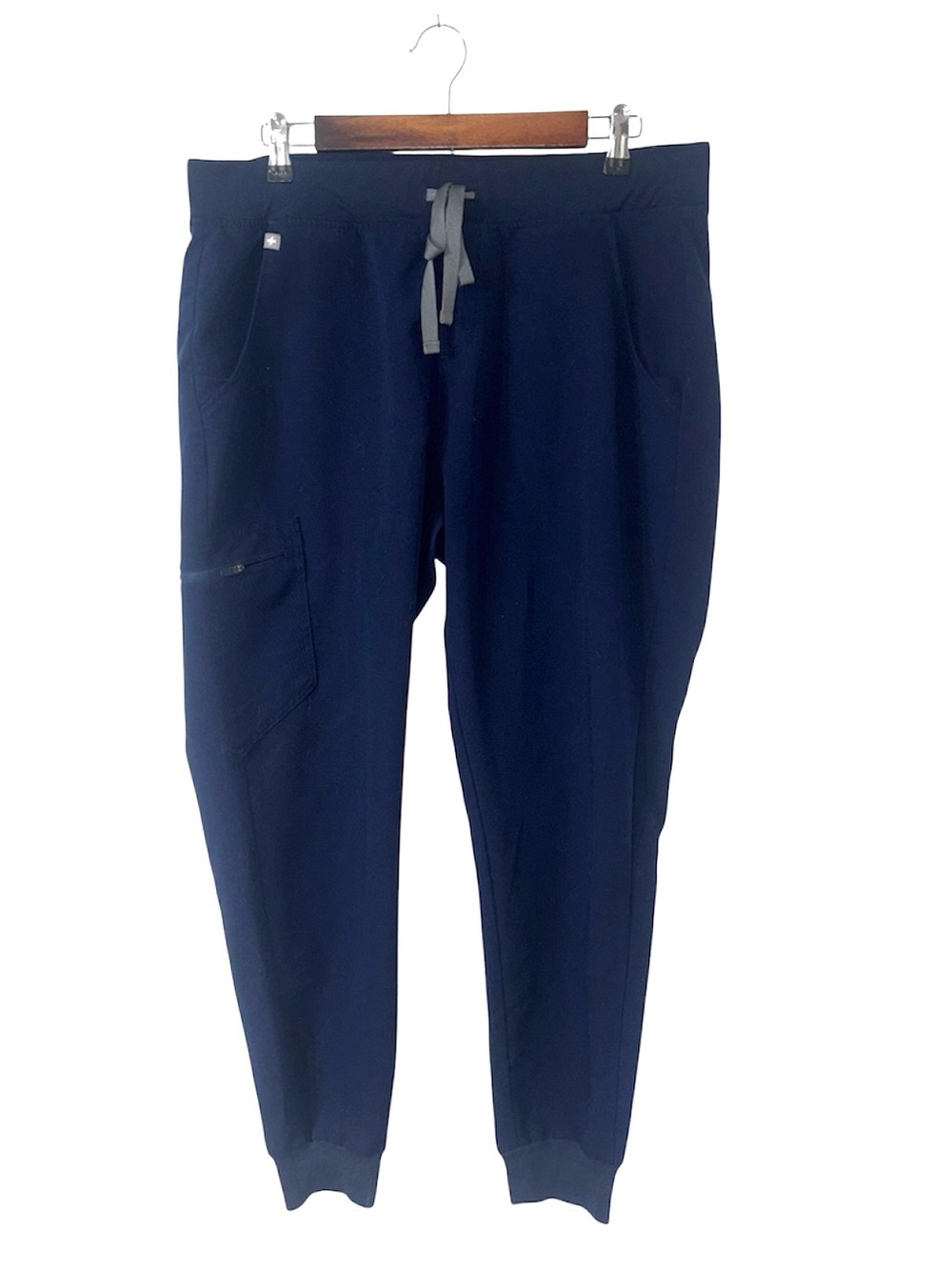 Figs Technical Collection Navy Blue Jogger Scrubs Pants Nurse Dr Size Large